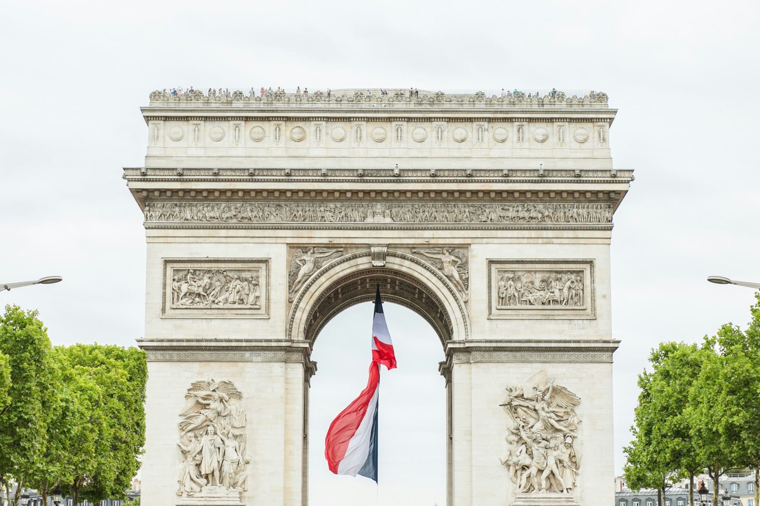 Arc de Triomphe in Paris, France